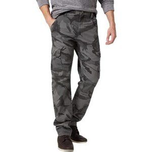 Wrangler anthracite camo cargo pants 38 X 30